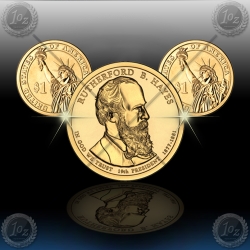 ZDA $1 (President) 2011 P+D "Rutherford B. Hayes"